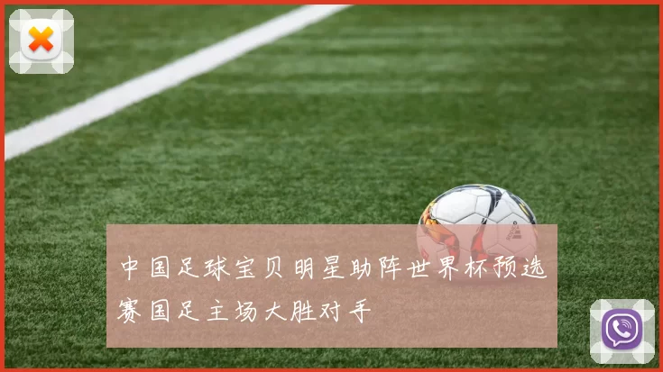 中国足球宝贝明星助阵世界杯预选赛国足主场大胜对手